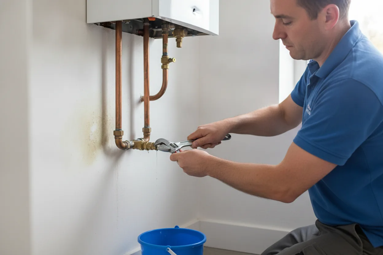 Riparazione perdite acqua e gas dalla caldaia a Mantova